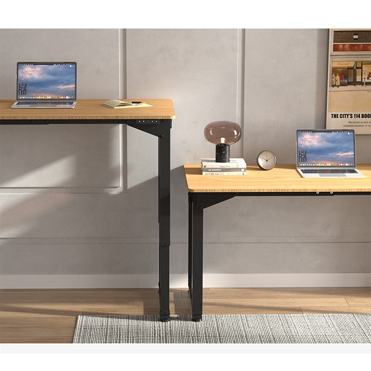 Contemporary Multifunctional Small Room Standing Desk with Dual Motors and Electric Design
