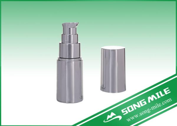 Silver Gold Pump Airless Bottle Airless Bottle 50ml 30ml 15ml