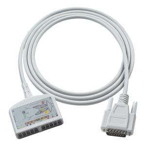Wholesale Compatible Nihon Kohden ECG Diagnostic EKG Cable 10Lead for Cardiofax C, Cardiofax GEM 9020K, Cardiofax M from china suppliers