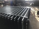Tubular Garrison Crimped steel picket Fencing Panels INTERPON powder coated