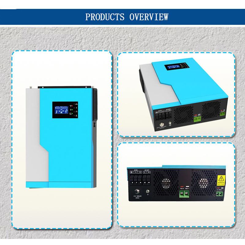Memorit Brand Single Phase 24vdc 110vac 230vac 2.4KW Hybrid Off-Grid Solar Inverters With WiFi Module