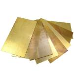 ASTM Gold Plated Brass Sheet Plate metal C22000 Polished Mill Surface
