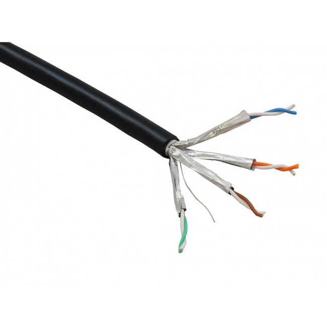 Twisted Pairs Ethernet Cat6a Lan Cable For Computer High Frequencies