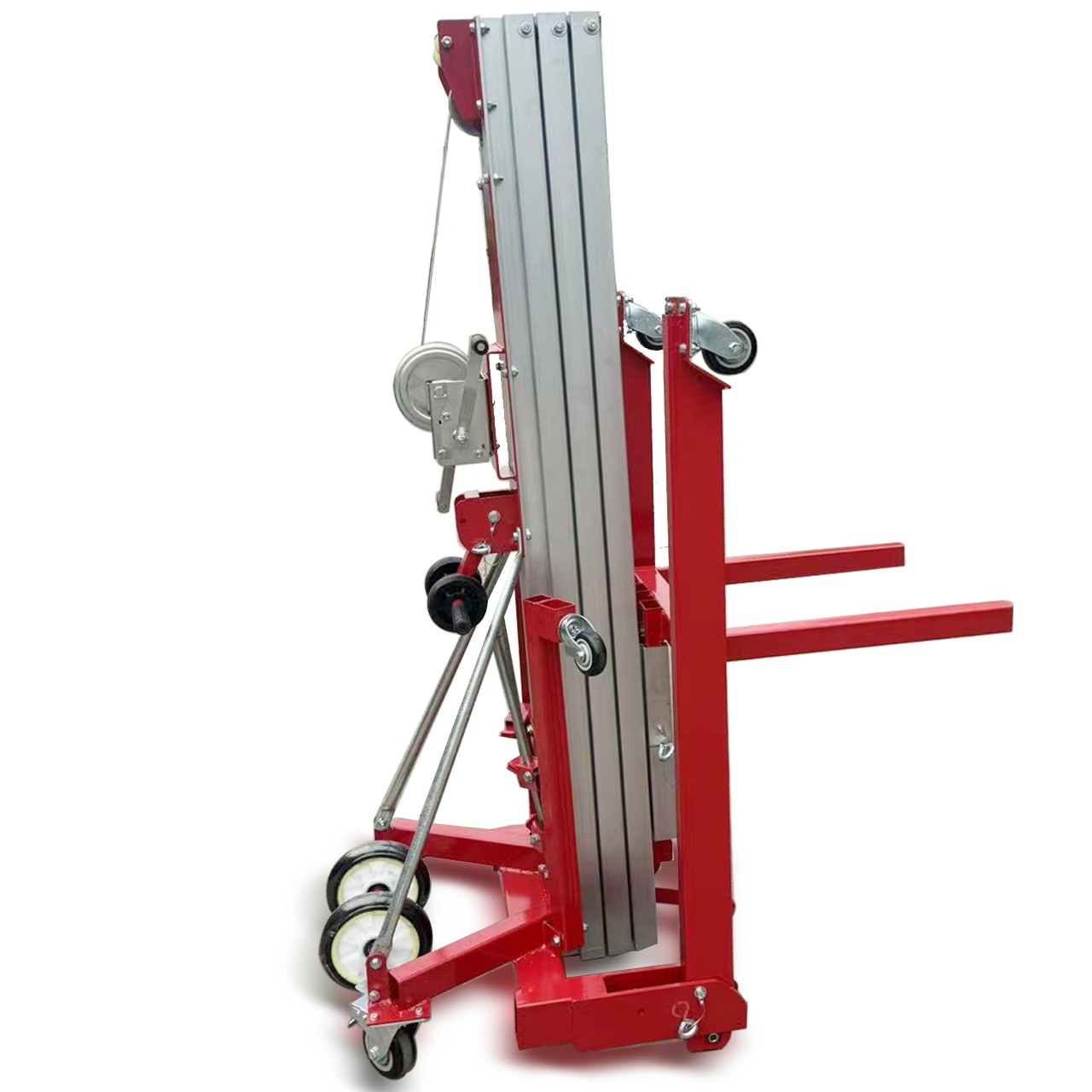 Manual Telescopic Aluminum Lift Ndash Lightweight Durable Elevation Tool For Temporary Workstations