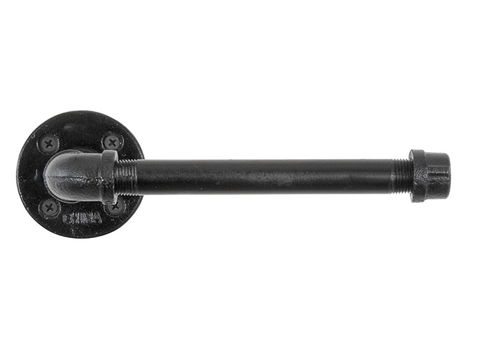 Malleable Iron Vintage Industrial Pipe Toilet Paper Holder Home Decoration