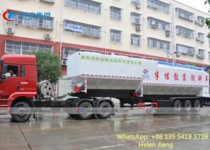 Wholesale SGS Tri Axle 56M3 Hydraulic Auger Grain Truck Trailer from china suppliers