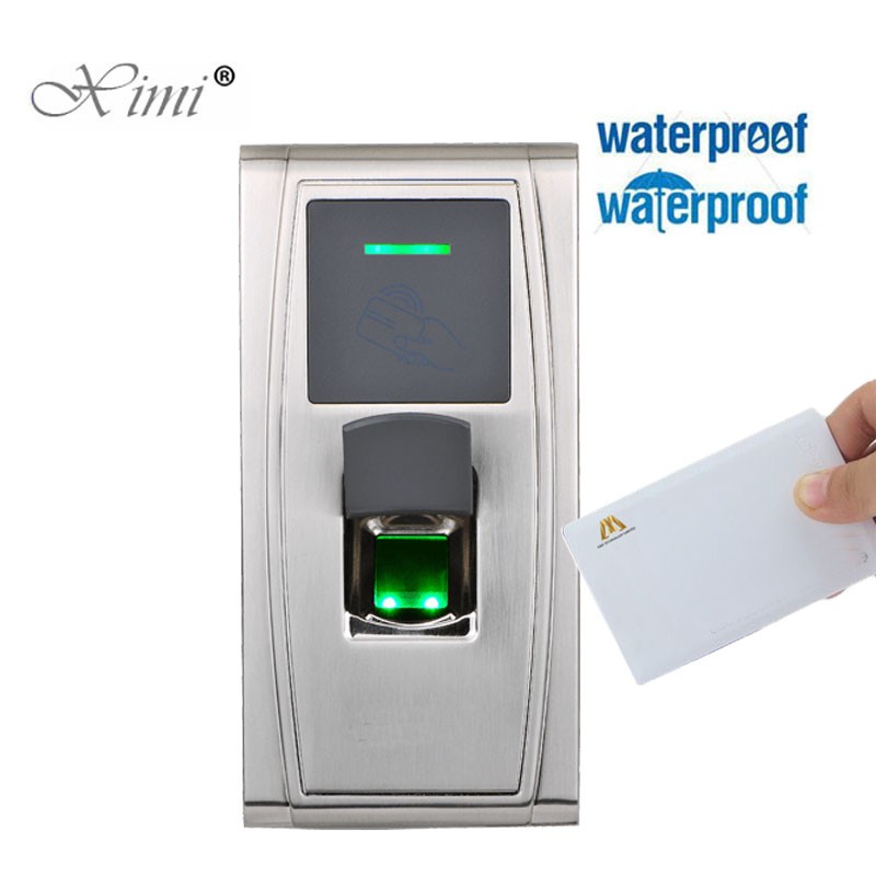 ZK MA300 Metal Case IP65 Fingerprint Access Control 13.56MHZ Card Access Controller With TCP/IP Fingerprint Time Attendance
