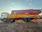 Semi-Dry Shotcrete Type Concrete Pump Truck 52 Meters Installed on Mercedes