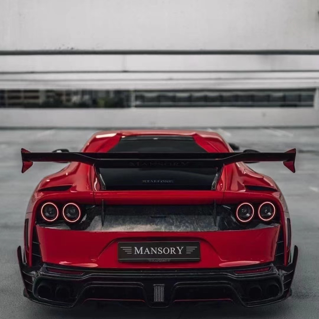 For Ferrari 812 Carbon Fiber Body Kit 812 Upgraded MSY Style Carbon Fiber Front and Rear Bumper Spoiler Wing