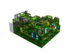 Commercial Indoor Jungle Gym Equipment / Kids Indoor Playset 90CBM Volume
