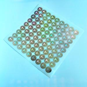 Wholesale CMYK Printing Oilproof Gold Hologram Vial Label For 10ml Bottle from china suppliers
