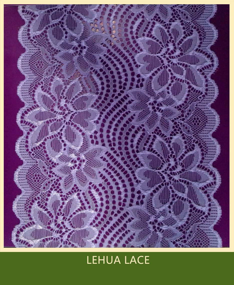 Hot Selling and nice quality Nylon Spandex Stretchy Brazil Lace from China