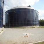 Custom Color GFS Glass Fused To Steel Bolted Tank For Water And Wastewater