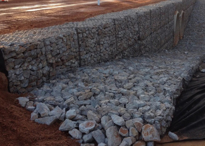 Flood Control 2X1X1m 2.7mm Pvc Coated Gabion Baskets
