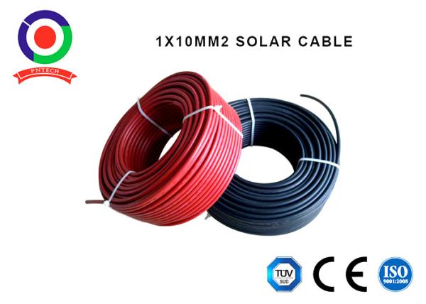 Outdoor 10mm Single Core Cable 0.8mm Jacket Thickness High Flame Retardant