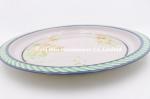 40cm Indian market flower theme breakfast tray round shape party food service
