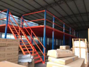 Wholesale Warehouse Industrial Steel Mezzanine Floor Ladder Multi Floor Attic Racking Assembled from china suppliers