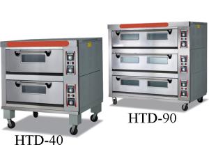 Wholesale Bakeries Commercial Electric Gas Deck Oven With Steam / 2 - 9 Trays from china suppliers