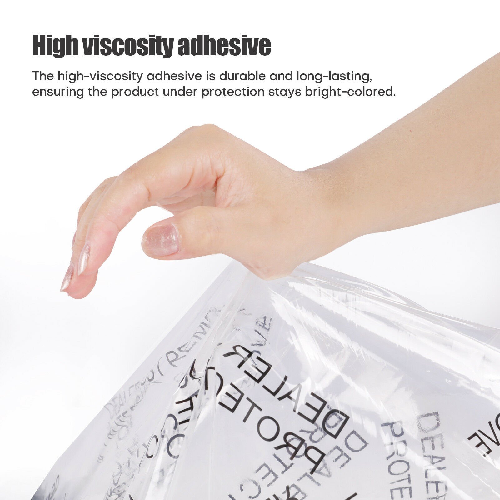 200FT 300FT 600FT Clear Adhesive CAR Carpet Film Roll With Dealer Must Remove Printing 4 Mil 24 inch or 21 inch