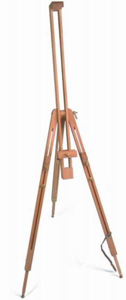 Lightweight Wooden Tripod Easel Tripod Stand , Durable Painting Display Easel