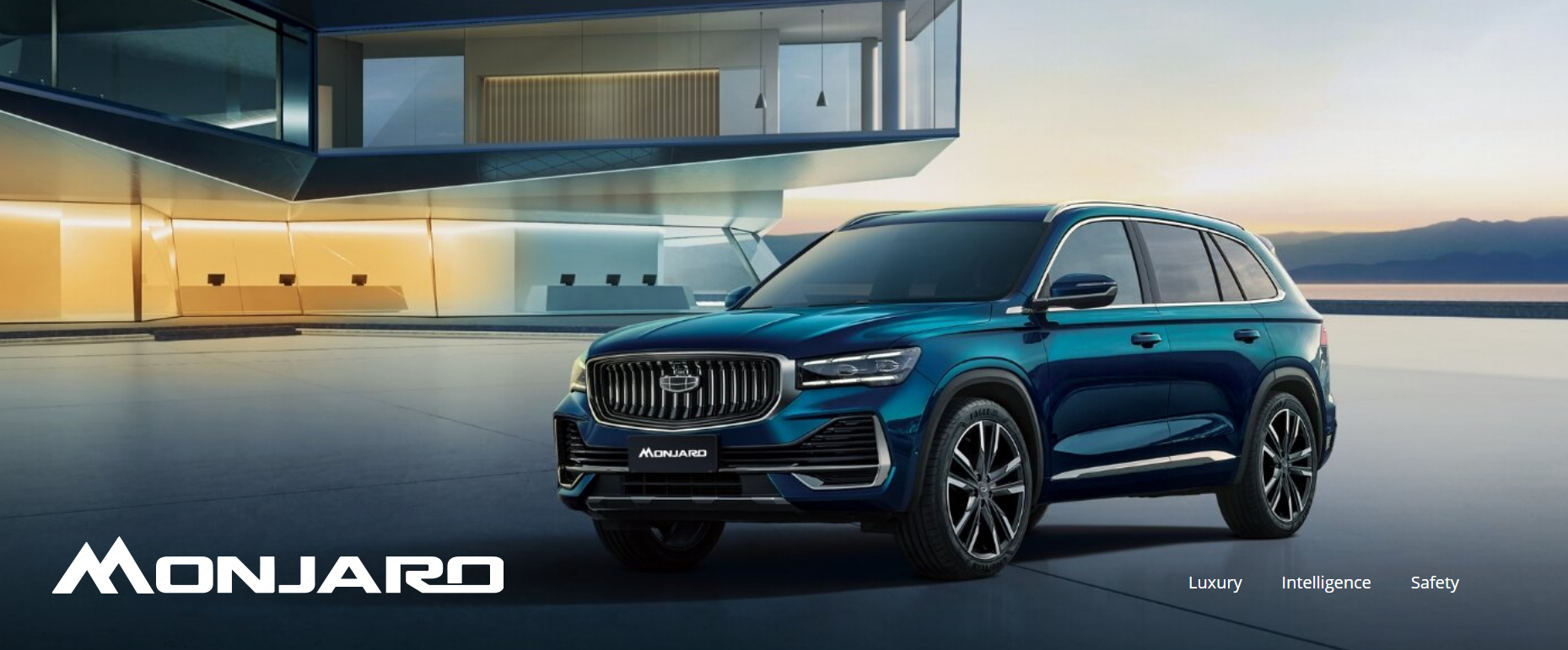 7 Speed Dual Clutch Gearbox 2023 Geely Monjaro 2.0T 4WD Flagship Luxury SUV with Retro LED and Electric Leather Interior