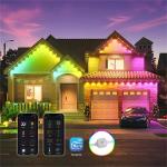 Permanent Christmas Outdoor String Point Eaves Light 25MM RGB SMD5050 1.5W DC24V