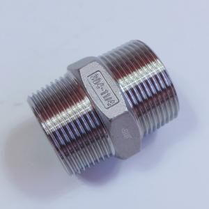 Wholesale AISI 304 ISO 49-1994(E) CL150 Stainless Steel Cast Threaded Hexagon Nipple from china suppliers