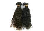 Brazilian Virgin Human Hair Extensions Brown , Remy Big Curl Hair