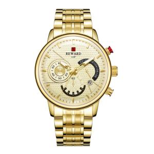 Wholesale Stainless Steel Chain Mens Metal Strap Watches , Chronograph Mesh Wristband Watch from china suppliers
