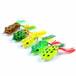 5 Colors 5.70CM/14g Frog Lure Mullet Snakehead Fish Bait Longer Shot Fishing