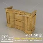 For Sale supermarket high quality checkout counter showcase