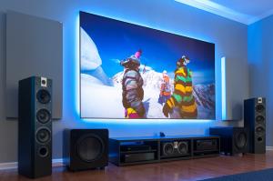 Wholesale 16/9 Zero Edge Fixed Frame Screen Anti - Light Projection Screen For Home Cinema from china suppliers