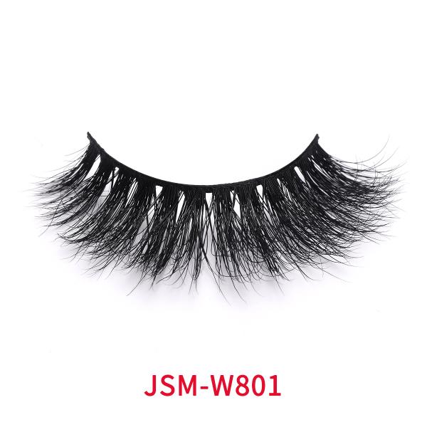 Natural Black 15mm 3d Faux Mink Lashes Soft Handmade