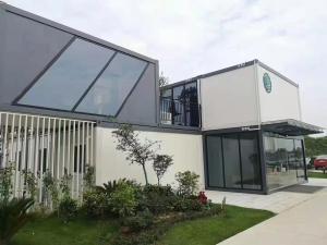 Wholesale Steel Structure Modern Prefab Container Homes Glass Wool Roof from china suppliers