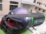 BLue color inflatable helmet tunnel school rugby sports with customized logo