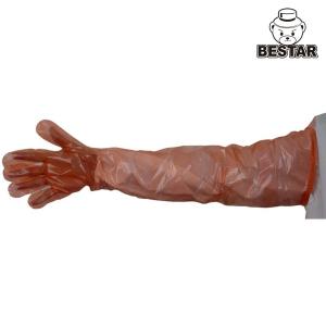 Wholesale 29X83 Extra Long Polyethylene Disposable Gloves For Veterinary from china suppliers