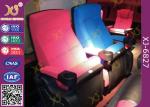 Luxury Cinema Seat Fabric Upholstery Stadium Theater Seating With Cup Holder