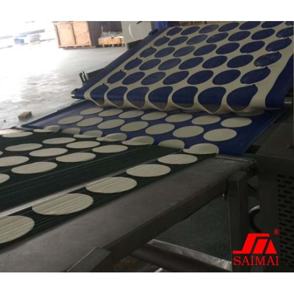 ISO 9000 220V Roti Tortilla Flat Bread Production Line