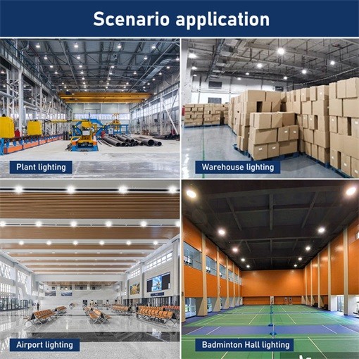 USA In Stcok UFO Led High Bay Lights 200W 3CCT Adjustable Highbay Light Industrial Lighting Commercial