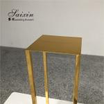 Factory wholesale event home decor aisle metal wedding flower stand for