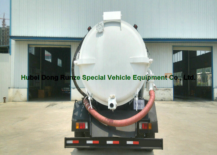 ISUZU Septic Vacuum Trucks / Sewer Suction Truck Euro 5 Engine 205HP