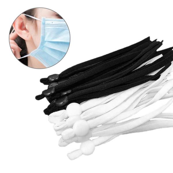 Adjustable High Quality Polyester Spandex Flat 0.5*10CM Elastic Bands For Facemask Rope