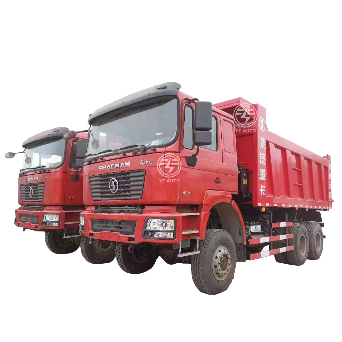 30T Commercial Diesel Trucks Heavy Duty Dumper With Touch Screen And All Wheel Drive