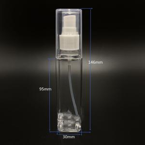 Wholesale Clear Perfume 100ML Refillable 3.4oz Spray Container Bottle from china suppliers