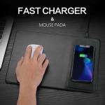 MOUSE PAD WIRELESS CHARGER New PU Leather Qi universal Wireless Charging Pad