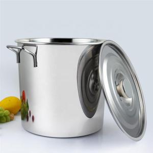 Wholesale 304 Stainless Steel Kitchen Soup Pots Large Capacity Heavy Duty from china suppliers