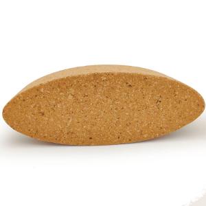 Wholesale Oval Cork Yoga Brick Egg Cork Yoga Blocks For Seated Reclining Postures from china suppliers
