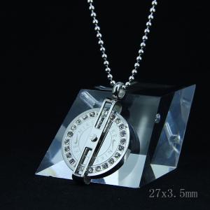 Wholesale Fashion High Quality Fashion Stainless Steel Round Shapped Necklace Pendant LPR197 from china suppliers