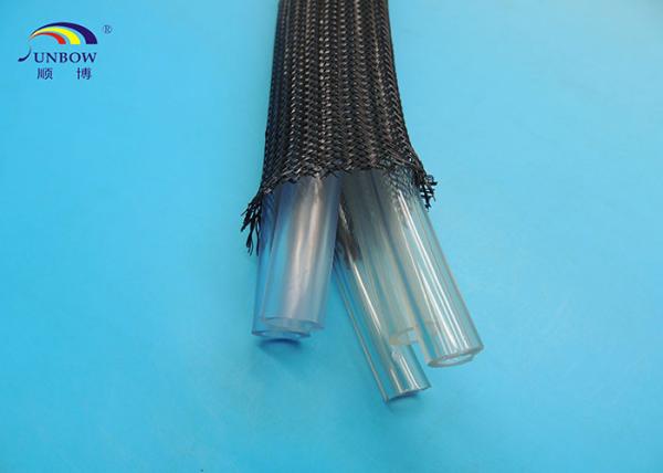 Flame retardant PET expandable braided sleevings