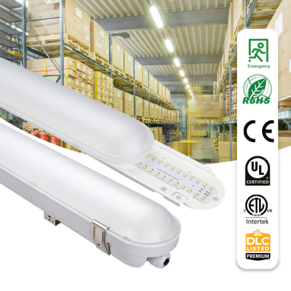 Multi-Power Adjustable LED Tri-Proof Light Emergency Lighting for Factories, Warehouses, and Garages
